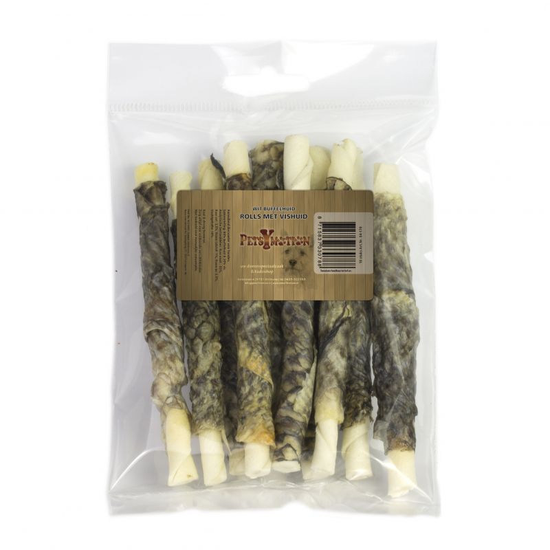 Wit Buffelhuid Rolls met Vishuid