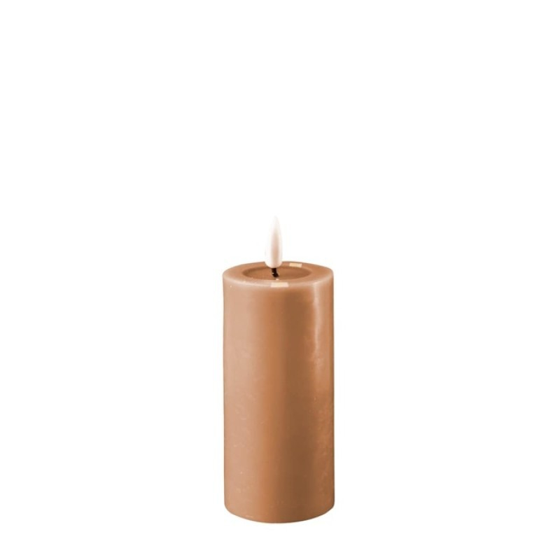 DeluxeHomeart Caramel LED Candle D: 5 * 10 cm
