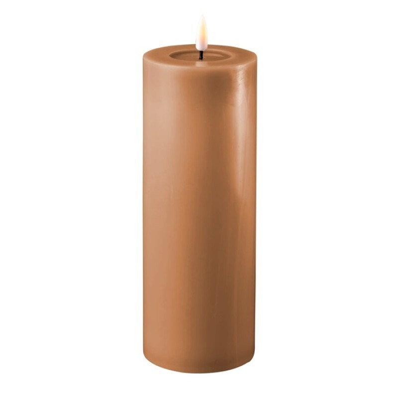 DeluxeHomeart Caramel LED Candle D: 7,5 * 20 cm