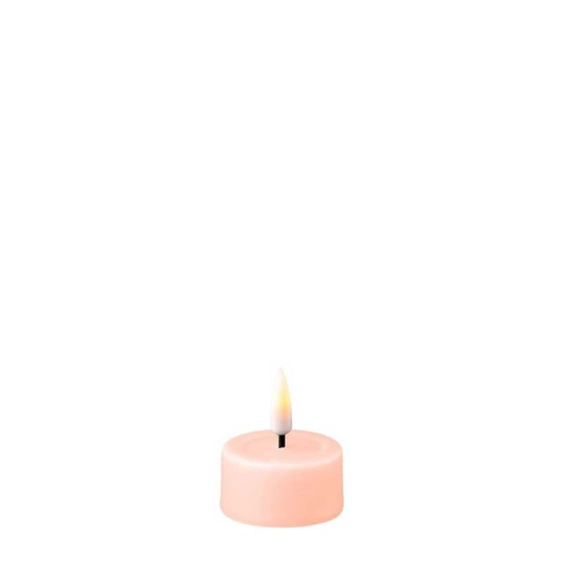 DeluxeHomeart Light Pink LED Tealight Candle D: 4,1 * 4,5 cm (2 pcs.)