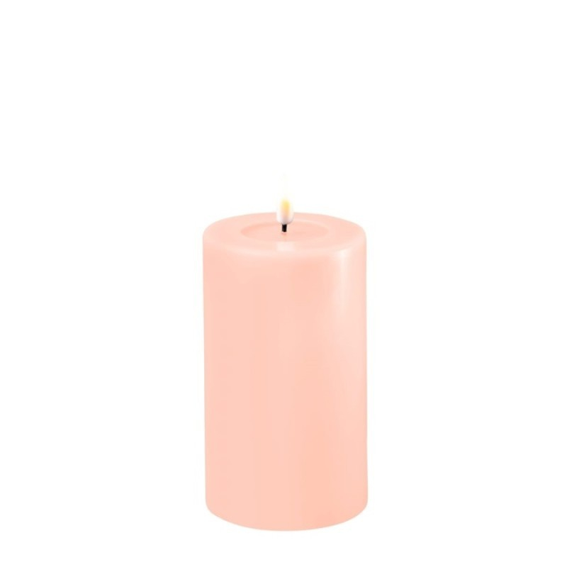 DeluxeHomeart Light Pink LED Candle D: 7,5 * 12,5 cm