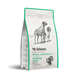 McAdams Sensitive Medium/Large Breed Adult Vrije Uitloop Kalkoen