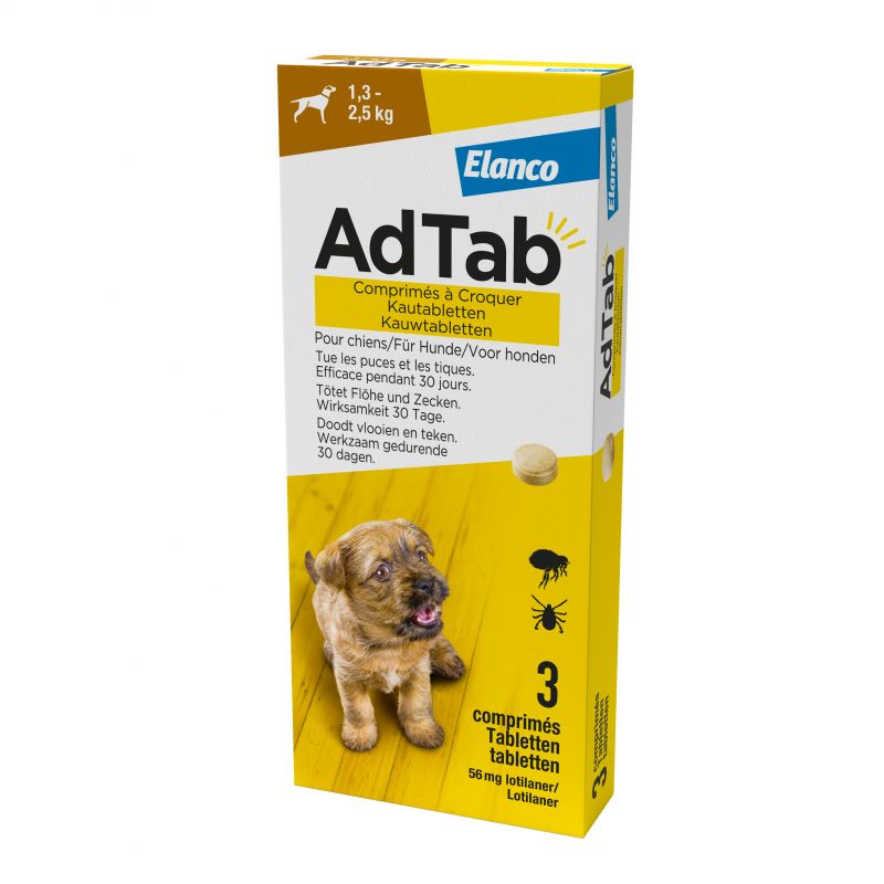 AdTab Kauwtablet Hond 1,3 - 2,5kg