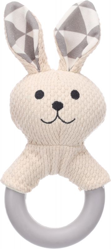 Puppy Rabbo Konijn Wit met Ring