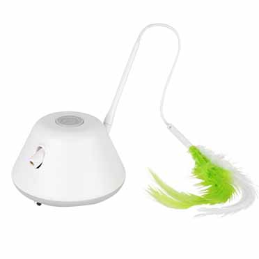 Elektronisch Kattenspeeltje Twisting Tank Wit