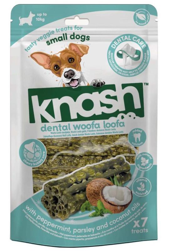 Knash Woofa Loofa Dental Small Mint/Parsley