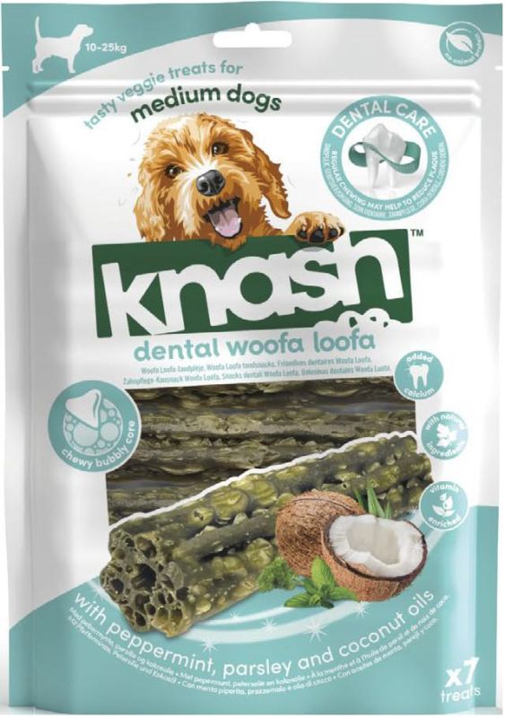 Knash Woofa Loofa Dental Medium Mint/Parsley