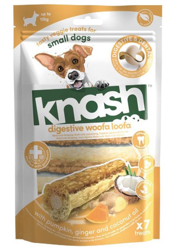 Knash Woofa Loofa Digestive Small Pumpkin/Ginger