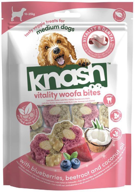 Knash Woofa Loofa Bites Vitality Blueberry/Beetroot