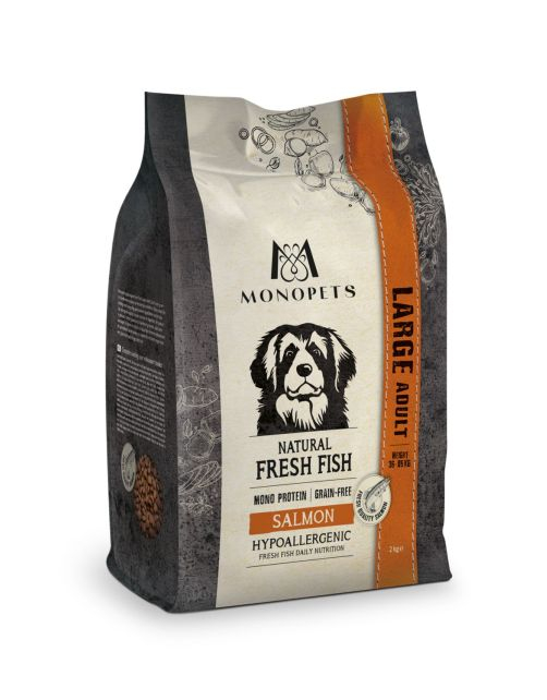 Monopets Hypoallergenic Fresh Fish Large Adult Salmon