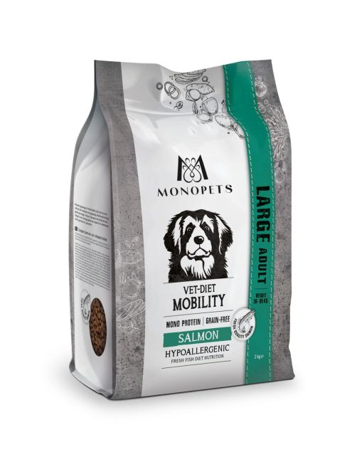 Monopets Hypoallergenic Large Vet-Diet Mobility Salmon